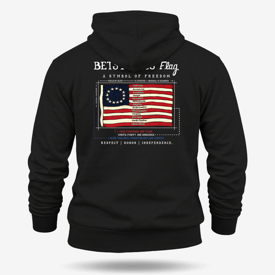 Betsy Ross Flag Hoodie