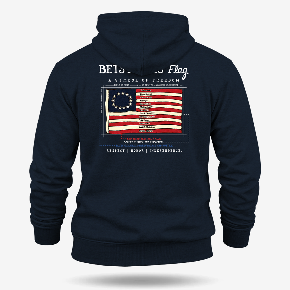 Betsy Ross Flag Hoodie