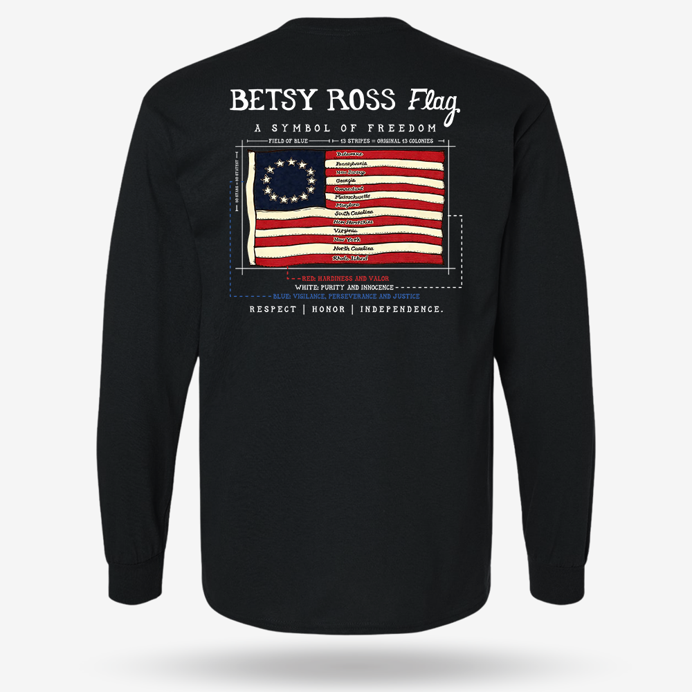 Betsy Ross Flag Long Sleeve