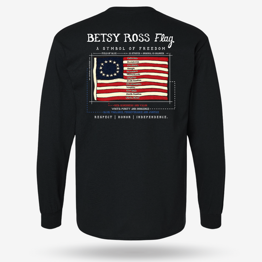 Betsy Ross Flag Long Sleeve