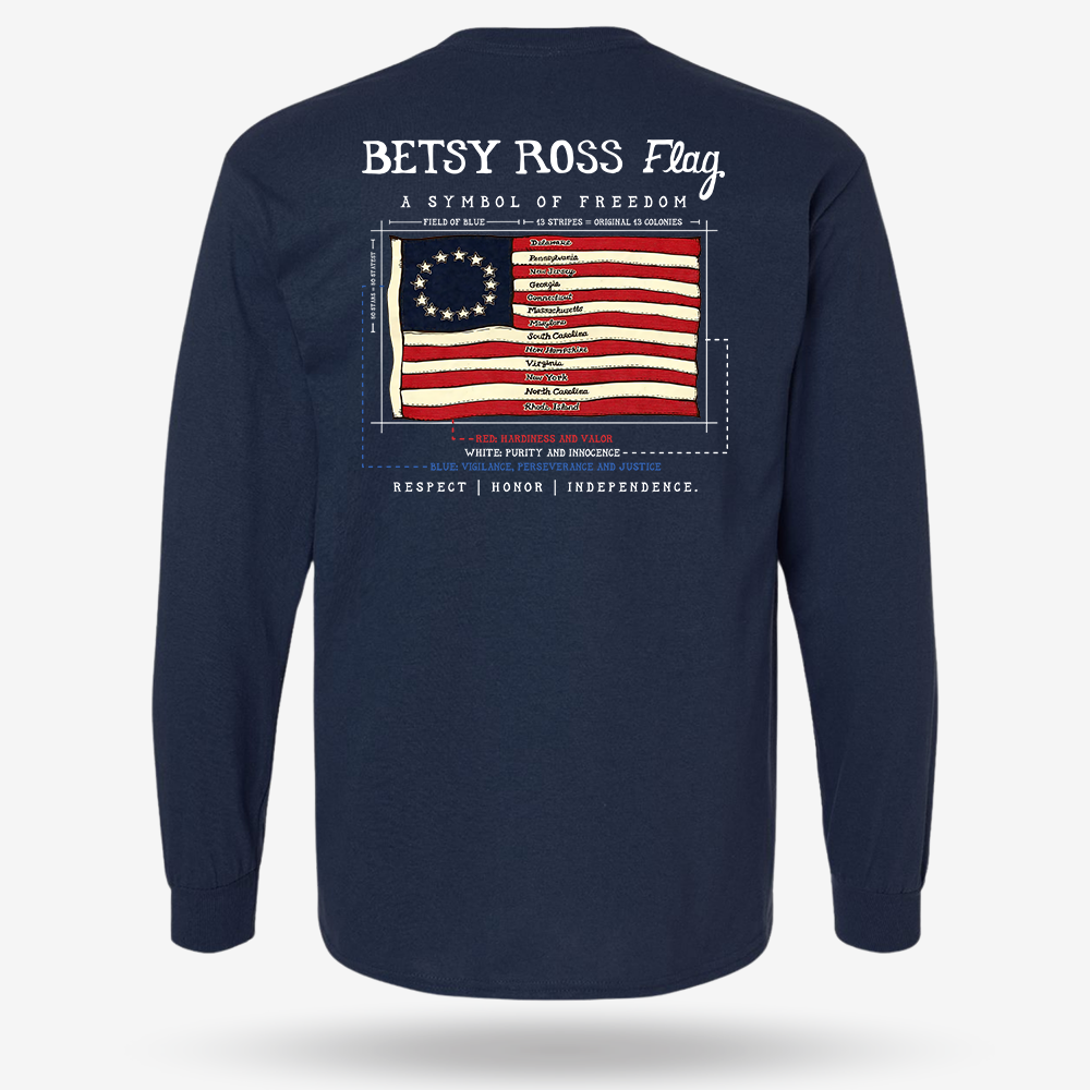 Betsy Ross Flag Long Sleeve