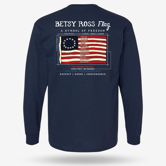 Betsy Ross Flag Long Sleeve