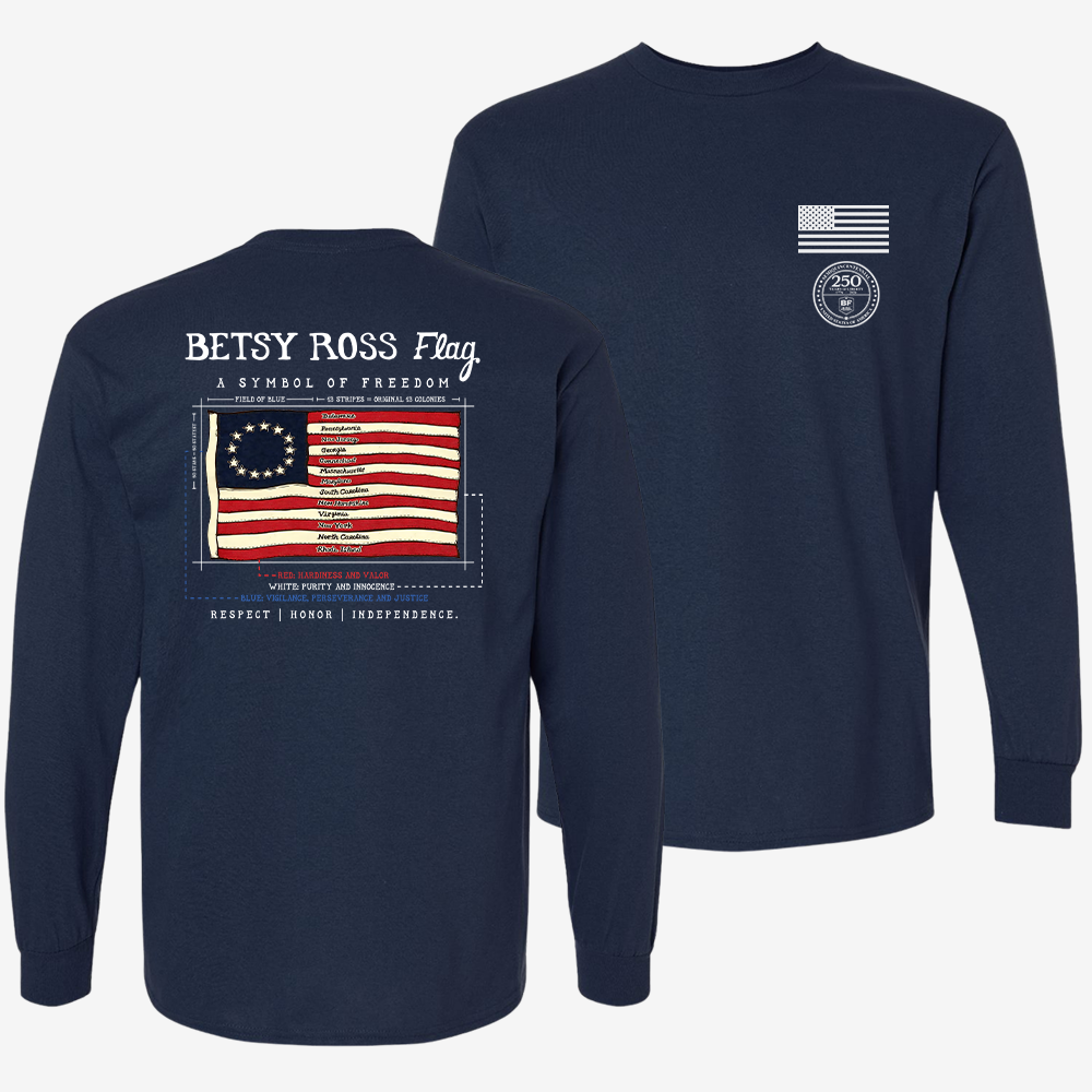 Betsy Ross Flag Long Sleeve