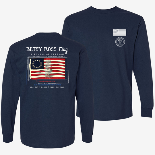 Betsy Ross Flag Long Sleeve