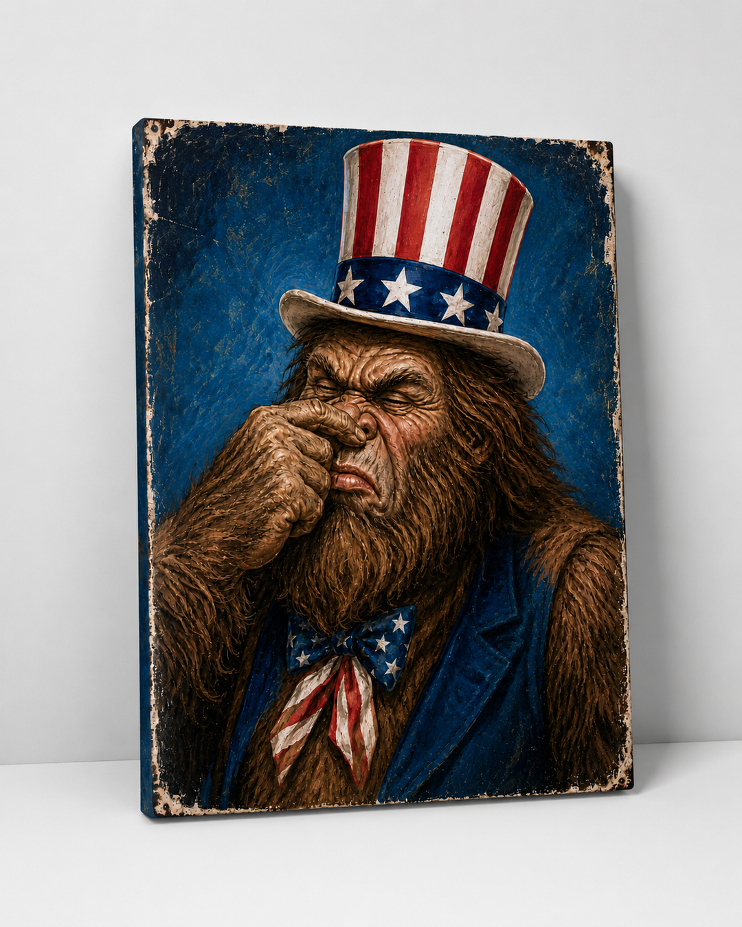 Bigfoot Smells Freedom - Canvas Poster