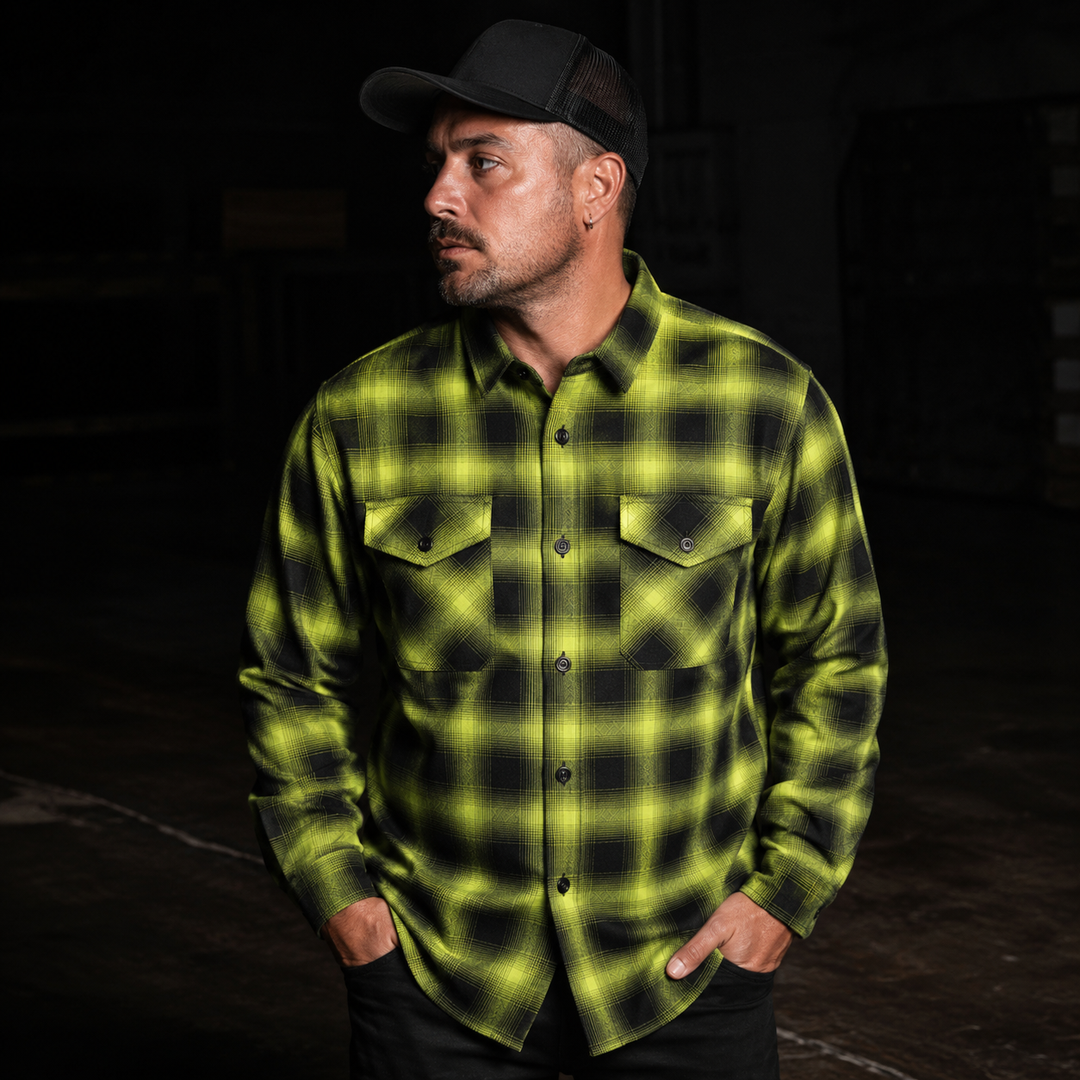Blacklime Flannel