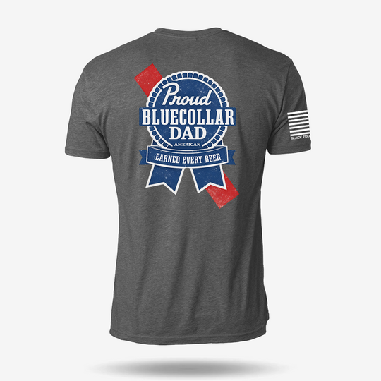Blue Collar Dad T Shirt