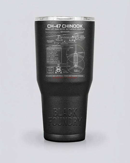 CH-47 Chinook Schematic Tumbler