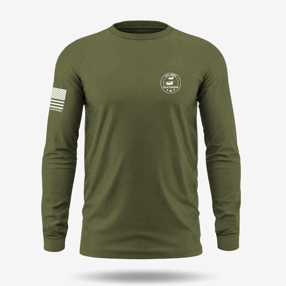 CH-47 Chinook Schematic Long Sleeve