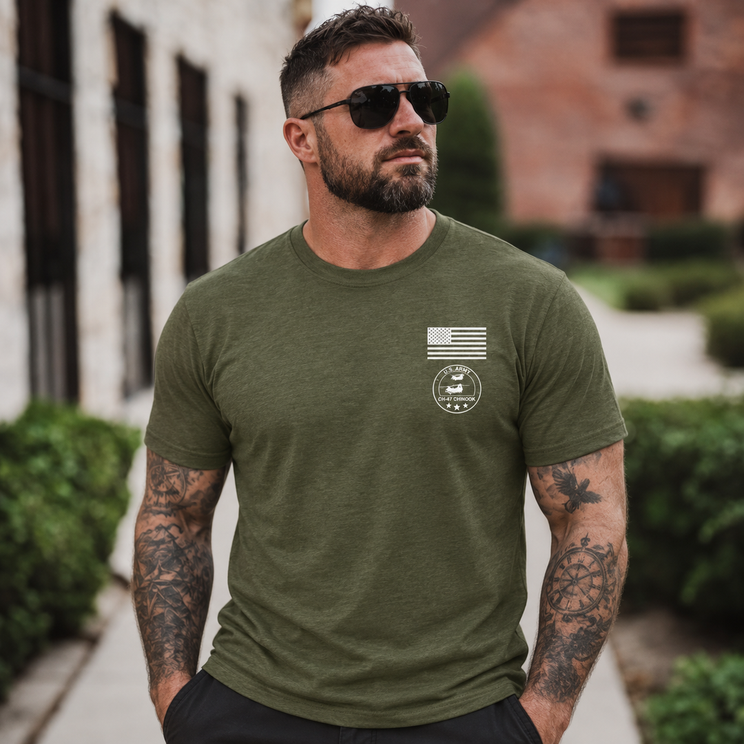 CH 47 Chinook Schematic T Shirt