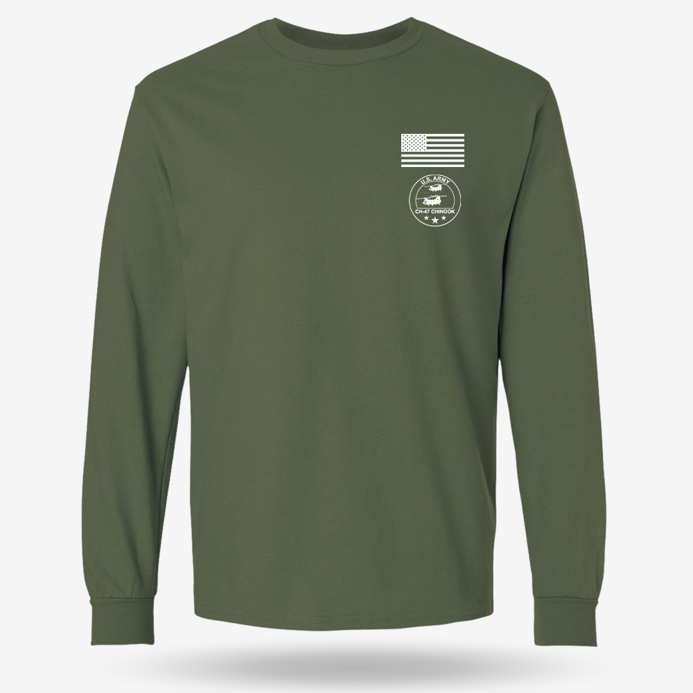 CH-47 Chinook Schematic Long Sleeve
