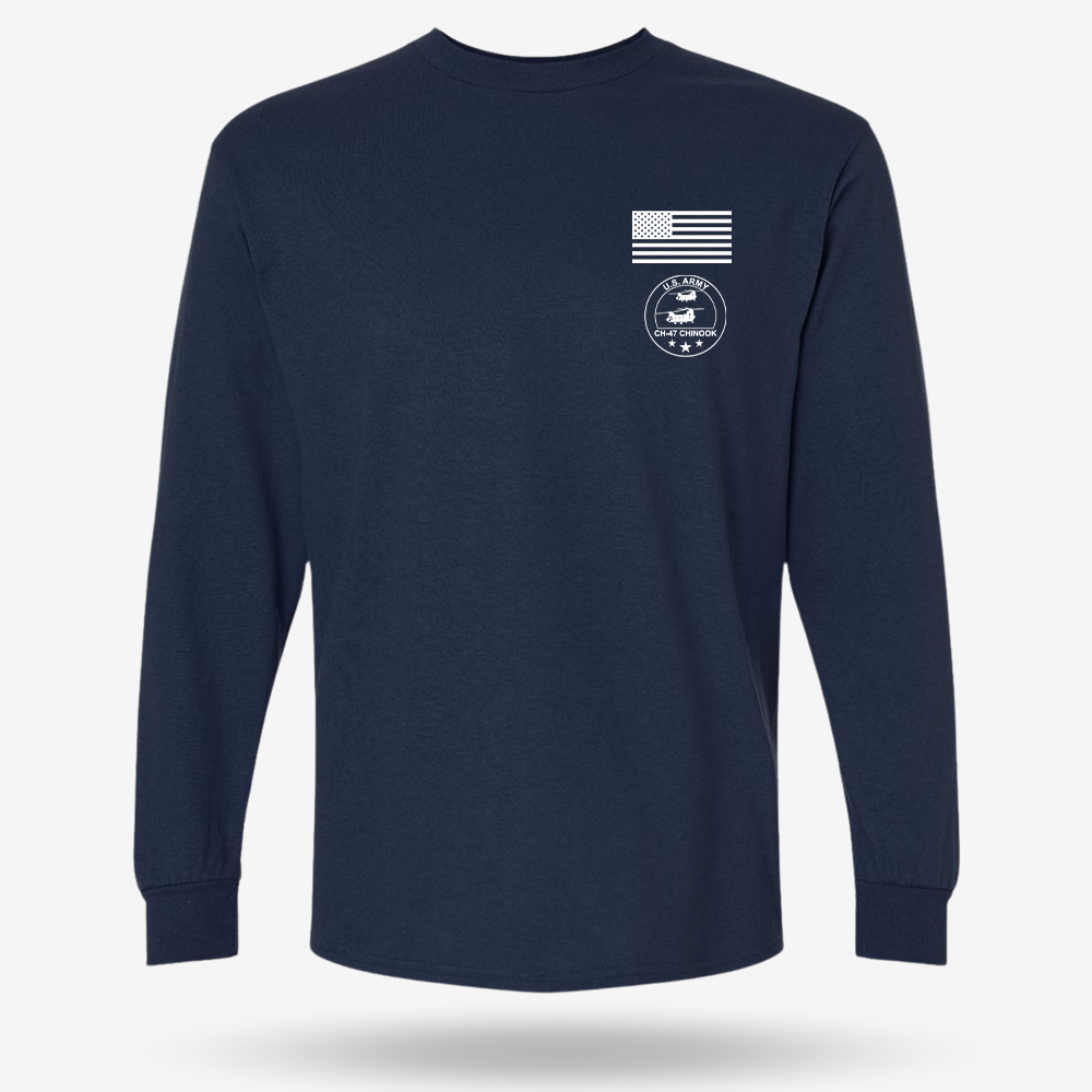 CH-47 Chinook Schematic Long Sleeve