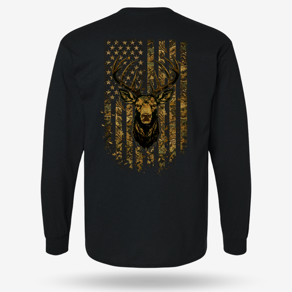 Camo Buck Long Sleeve