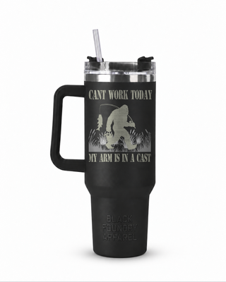 Can't Work Today My Arm Tumbler With Handle
