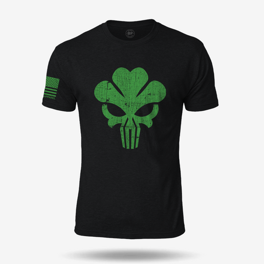 Clover Skull P T Shirt