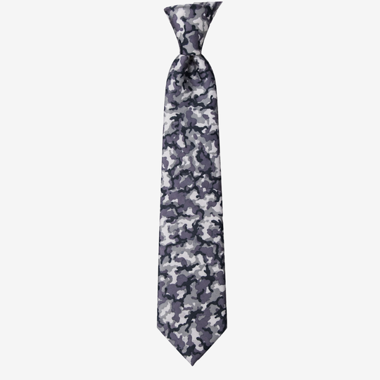 Combat Camo Gray Tie