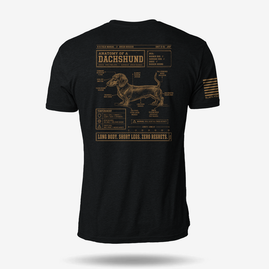 Dachshund Schematic T Shirt