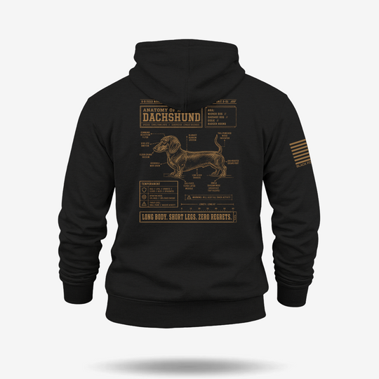 Dachshund Schematic Hoodie