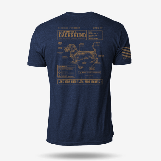 Dachshund Schematic T Shirt