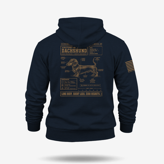 Dachshund Schematic Hoodie