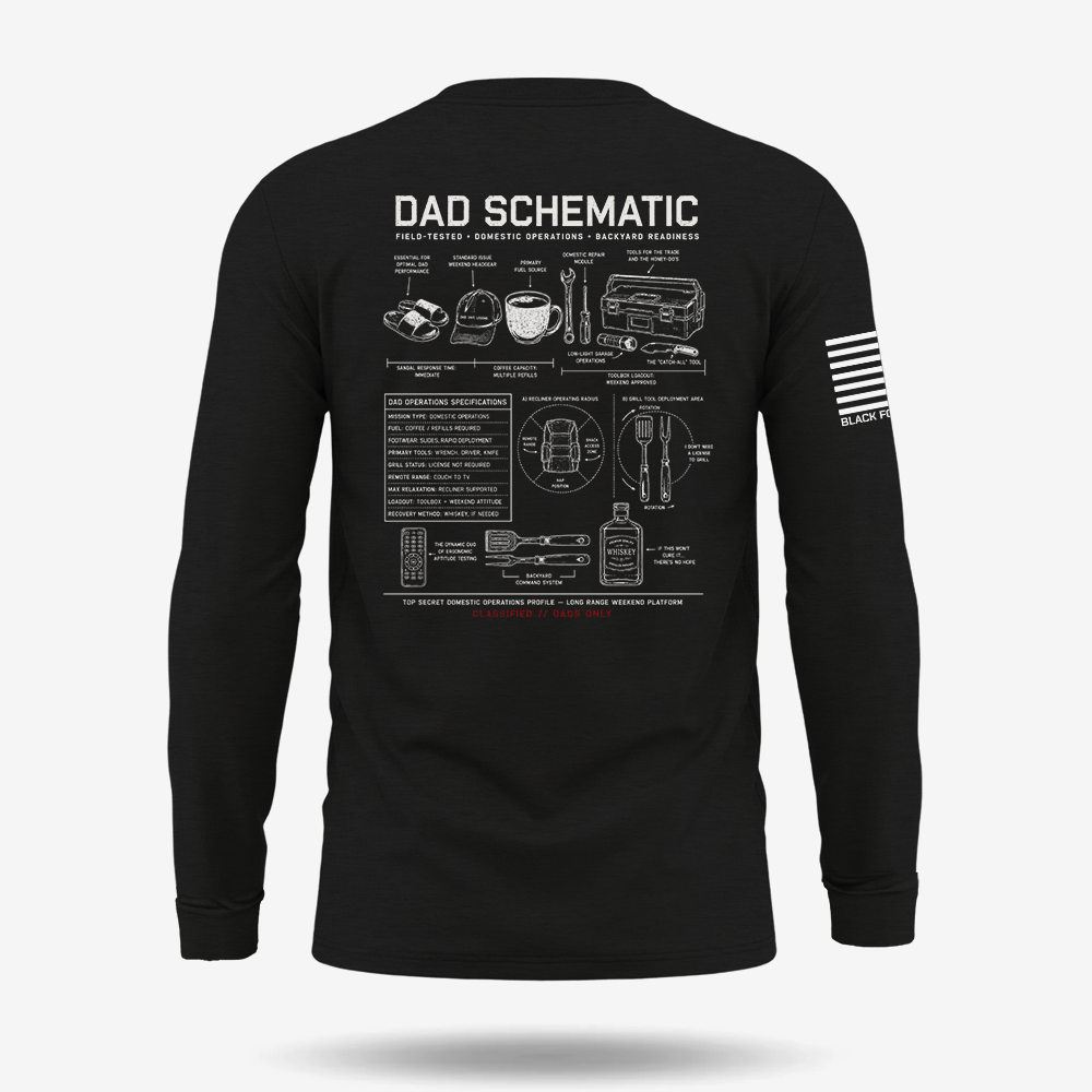 Dad Schematic Long Sleeve