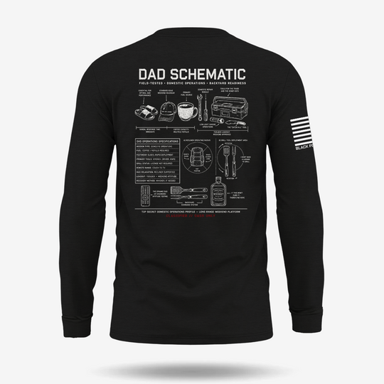 Dad Schematic Long Sleeve