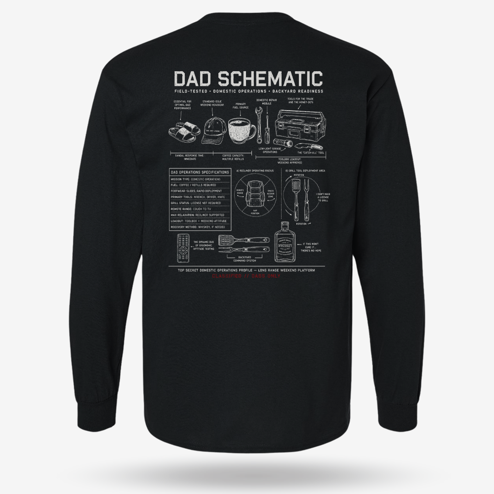 Dad Schematic Long Sleeve