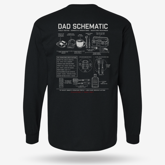 Dad Schematic Long Sleeve