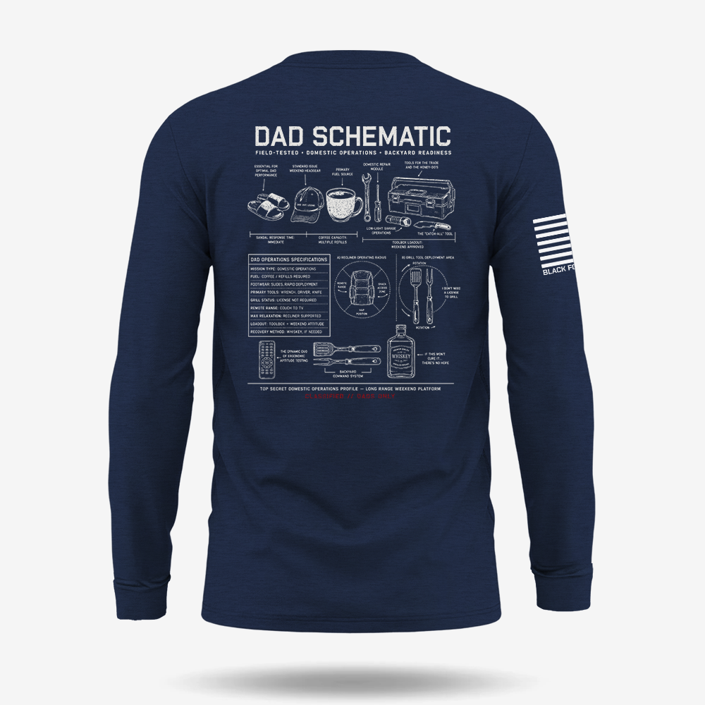 Dad Schematic Long Sleeve