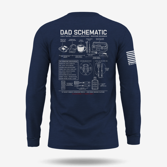 Dad Schematic Long Sleeve