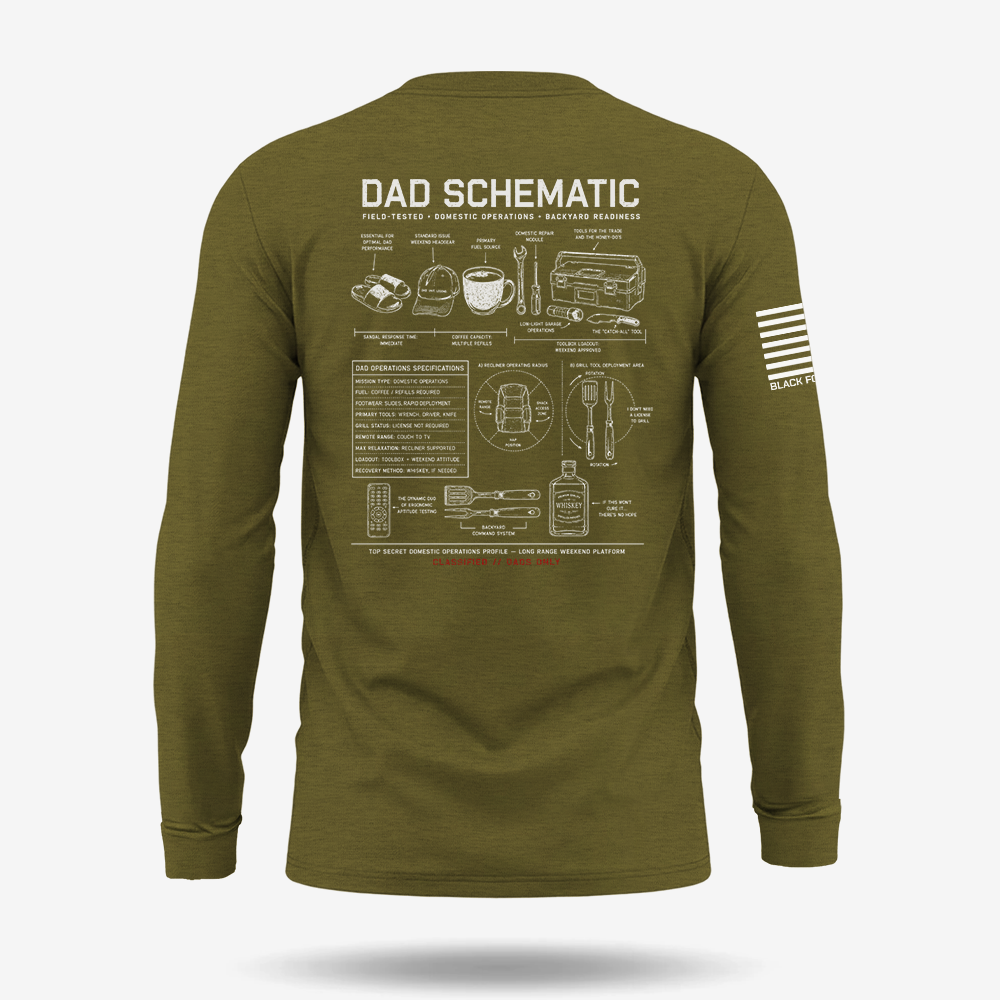Dad Schematic Long Sleeve