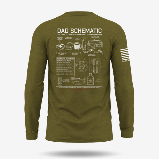 Dad Schematic Long Sleeve