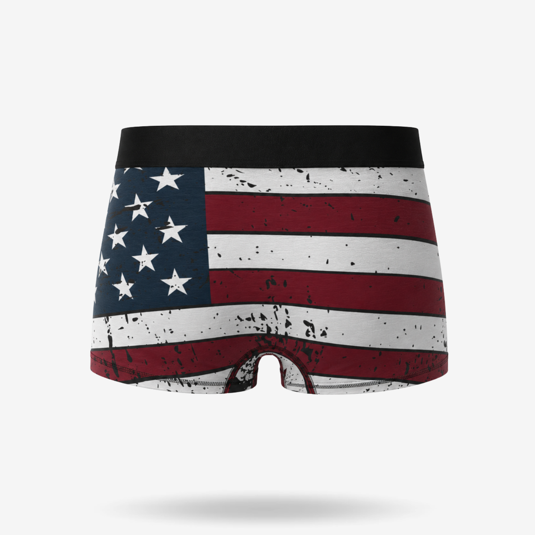 Distressed Patriot Flag Boxer Briefs