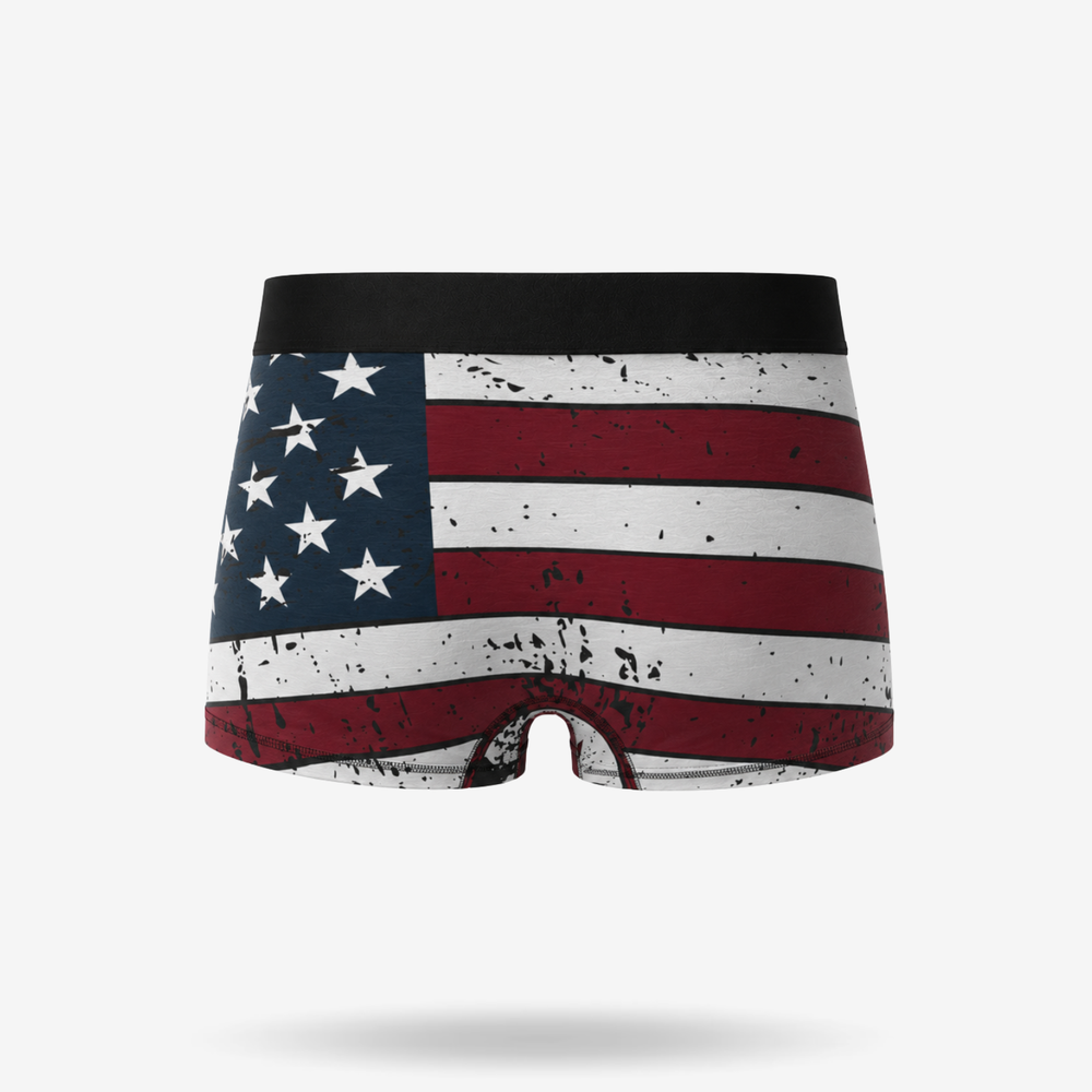 Distressed Patriot Flag Boxer Briefs