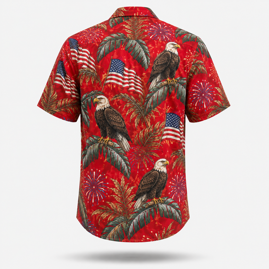 Eagle Fireworks 250th Hawaiian Shirt
