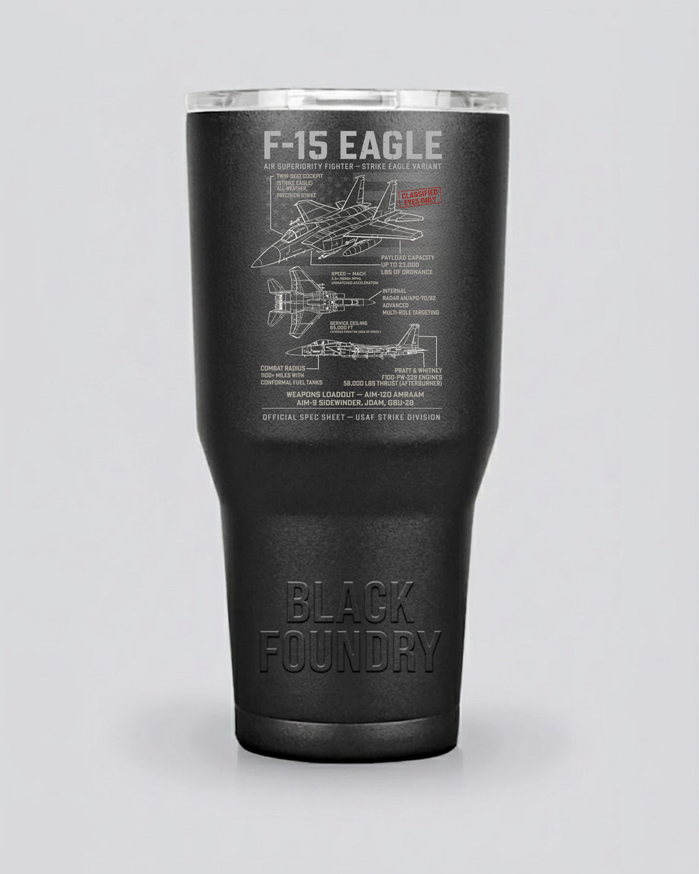 F-15 Eagle Schematic Tumbler