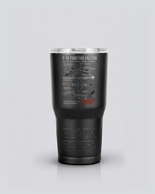F-16 Fighting Falcon Schematic Tumbler