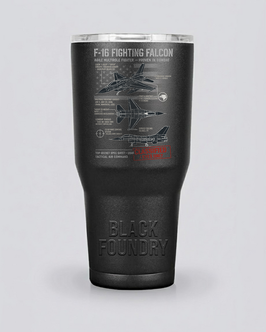 F-16 Fighting Falcon Schematic Tumbler