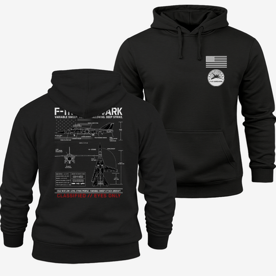 F111 Aardvark Schematic Hoodie