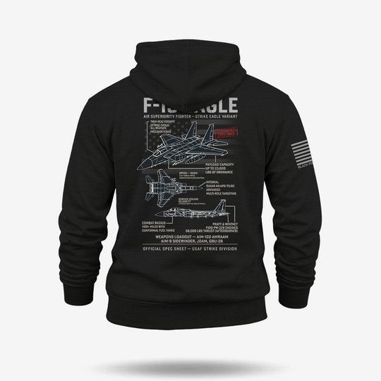 F-15 Eagle Schematic Hoodie