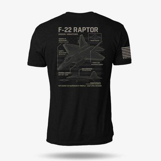 F-22 Schematic T Shirt