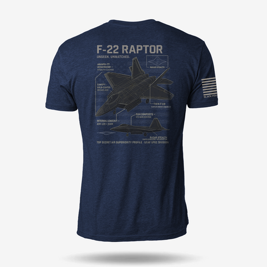 F-22 Schematic T Shirt