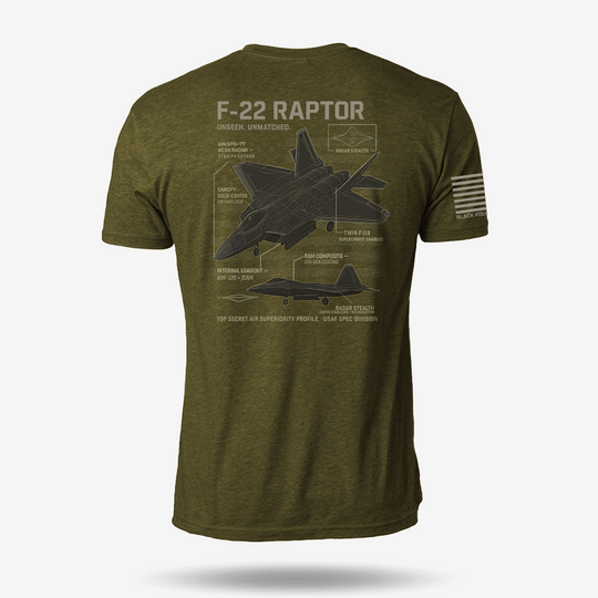 F-22 Schematic T Shirt