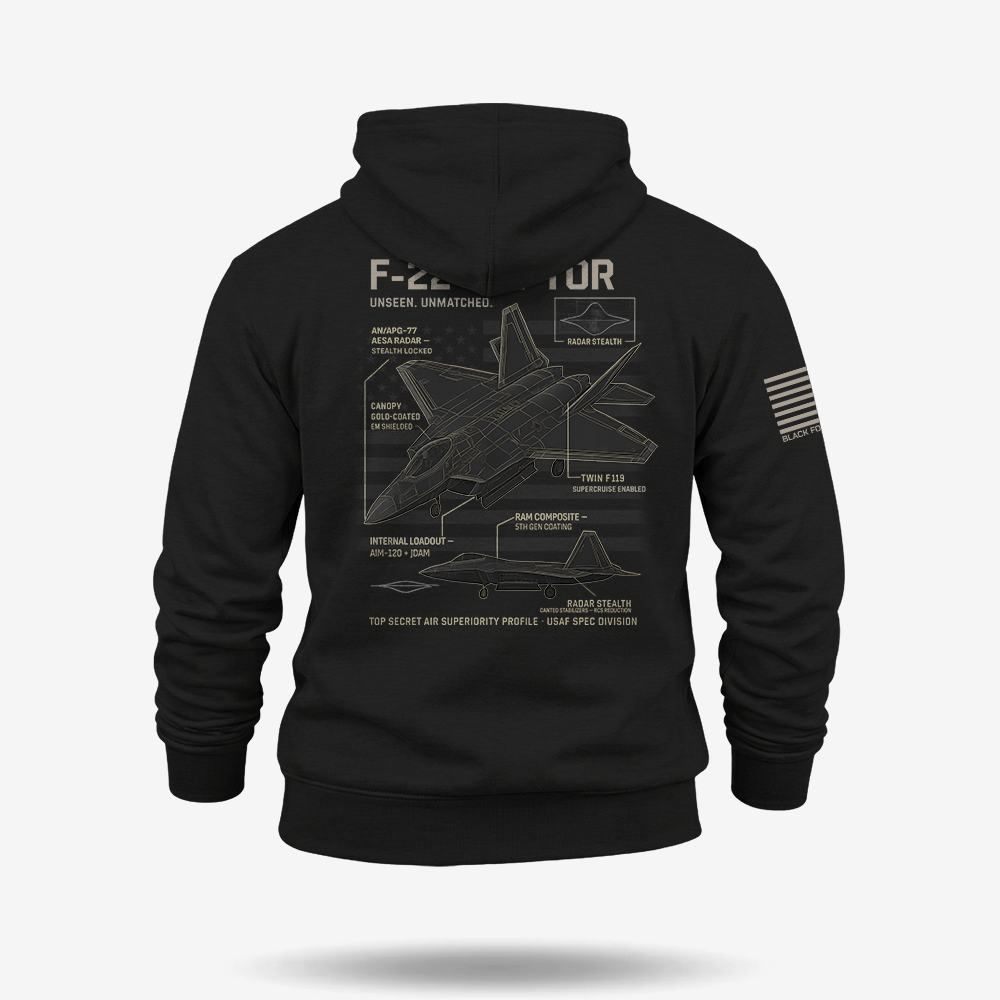 F-22 Schematic Hoodie