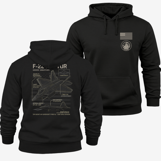 F-22 Schematic Hoodie