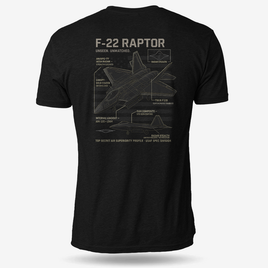F-22 Schematic T Shirt