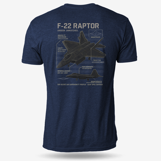 F-22 Schematic T Shirt