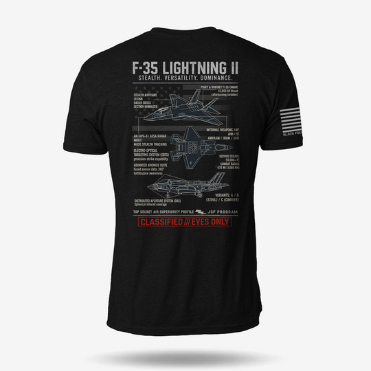 F-35 Lightning II Schematic T Shirt