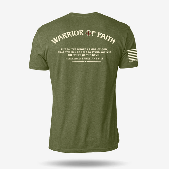 Faith Warrior Crest T Shirt