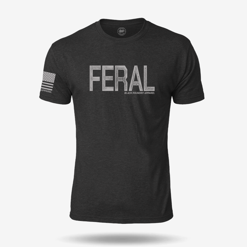 Feral Distressed T Shirt